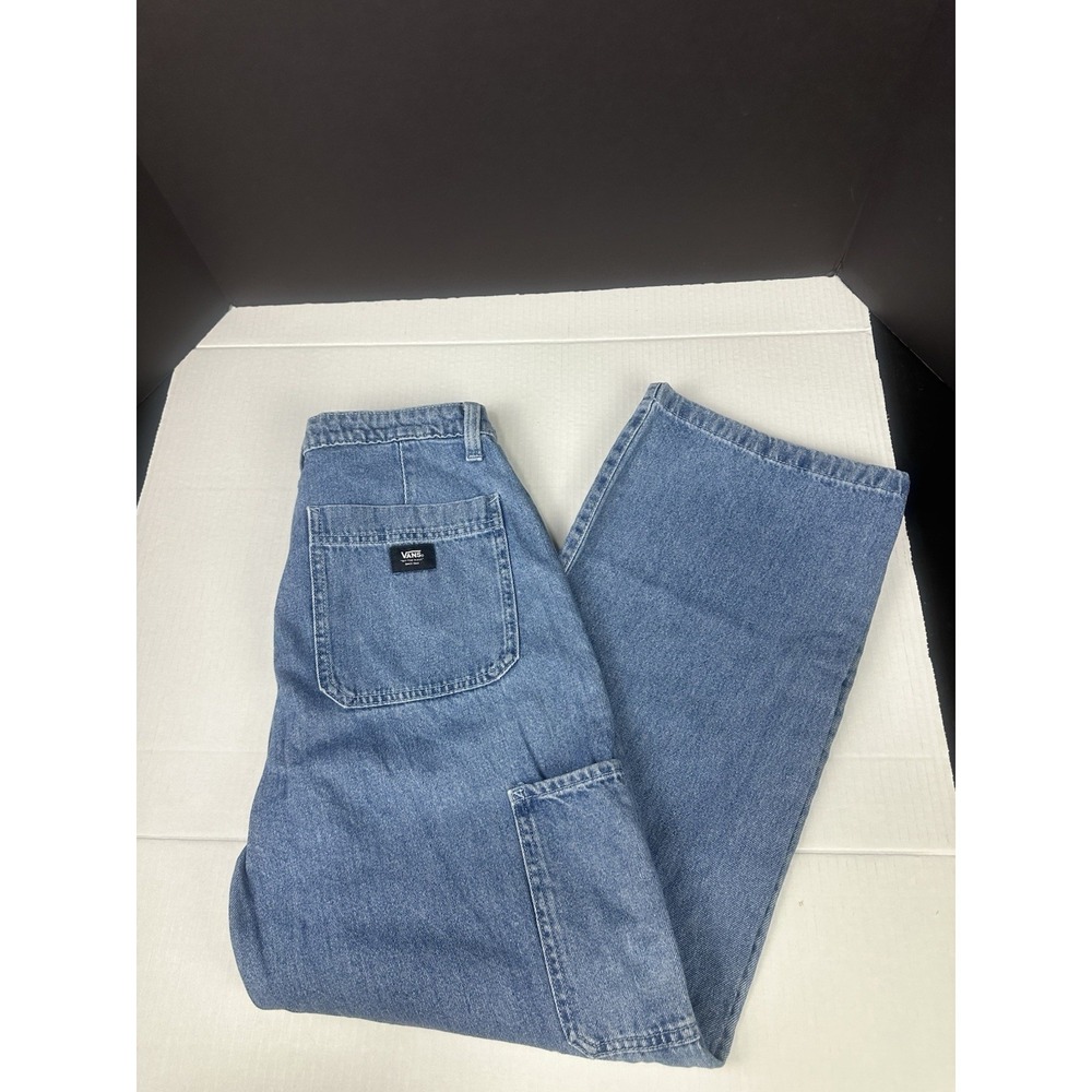 Vans Women Union Carpenter Relaxed Jeans Size 28 Baggy Skater Grunge Punk